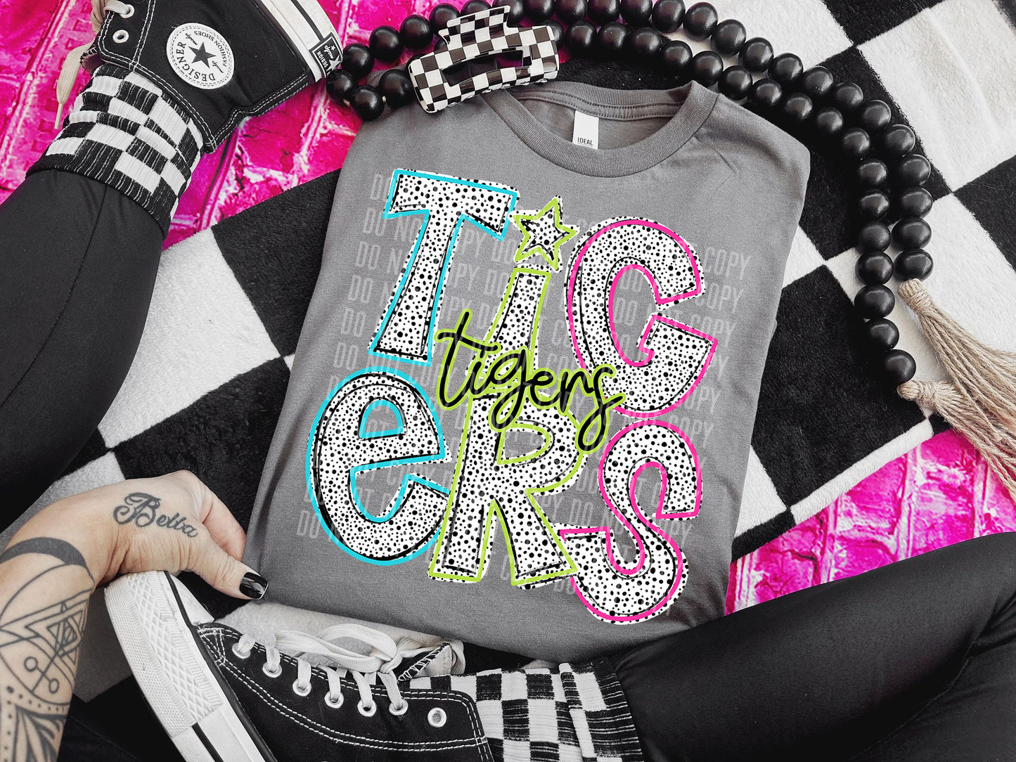 Star Dalmatian ~ Tigers ~ DTF Transfer