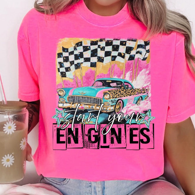 Start Your Engines ~ 26SAG ~ DTF Transfer