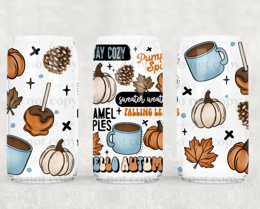 158UV ~  UV DTF Wrap ~ CSC25T08 ~ Stay Cozy Autumn