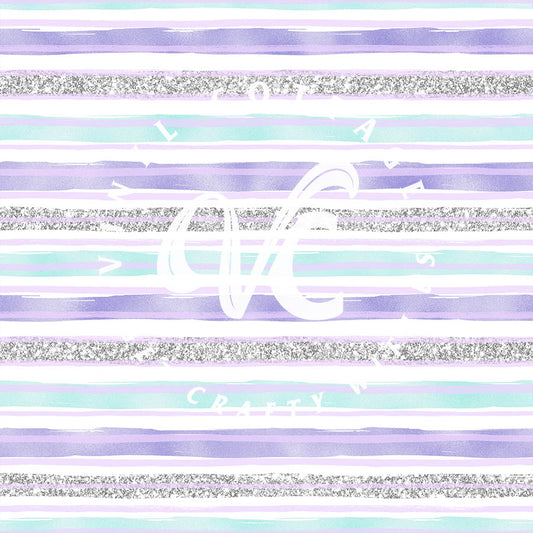 Purple and Teal Stripes ~ STR107