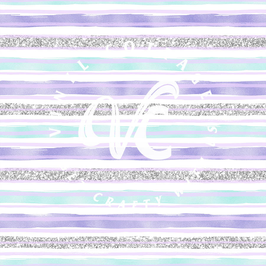 Purple and Teal Stripes ~ STR107