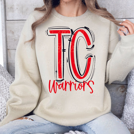 Tuscaloosa Christian Warriors ~ Spaced Out ~ SAG26 ~ DTF Transfer