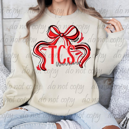 TCS Warriors ~ Ribbon Mascots/Names ~ 25SAG ~ DTF Transfer