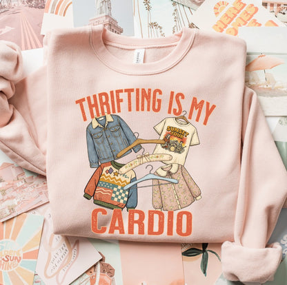 Thrifting is My Cardio ~ SAG26 ~ DTF Transfer