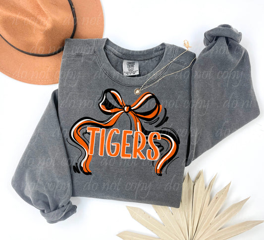 Tigers ~ Ribbon Mascots/Names ~ 25SAG ~ DTF Transfer