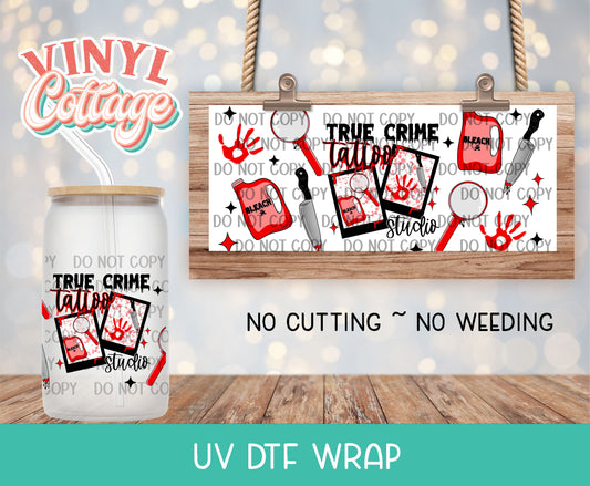 34UV  True Crime Tattoo ~ UV DTF Wrap