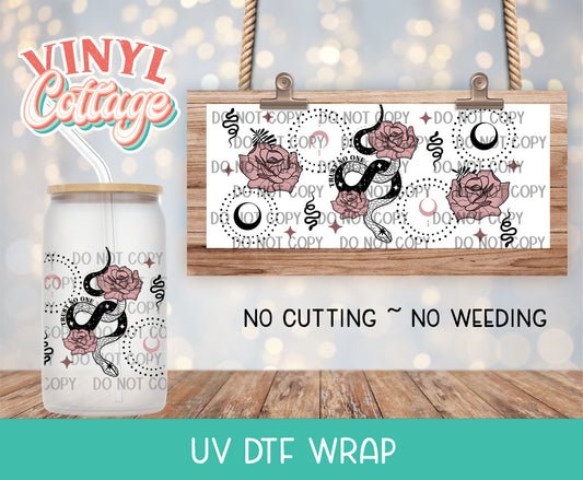 39UV Trust No One ~ UV DTF Wrap