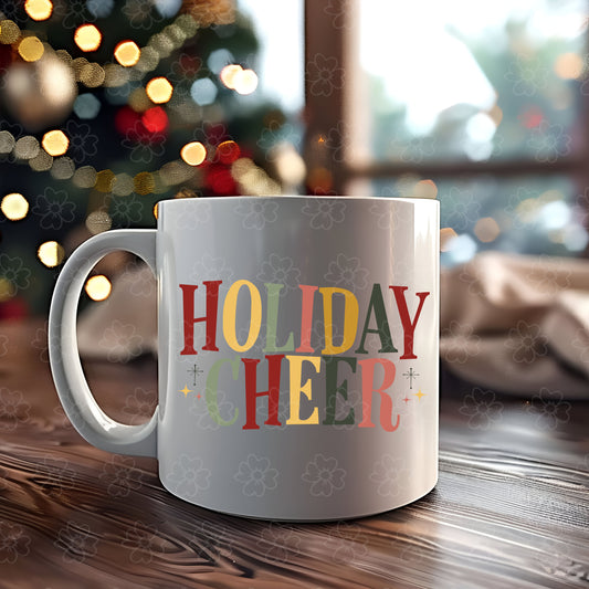 Vintage Holiday Cheer ~ 25SWD10 ~ UV DTF DECAL