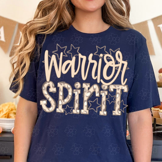 Warrior Spirit ~ Neutral Leopard ~ SAG24 ~ DTF Transfer