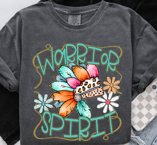 Funky Spirit Mascot ~ Warrior Headdress ~ 25SAG ~ DTF Transfers