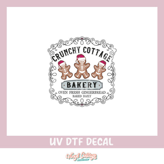 WC237~ UV DTF DECAL ~ Crunchy Cottage Bakery