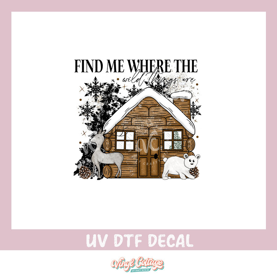 WC301 ~ UV DTF DECAL ~ Where the Wild Things Are