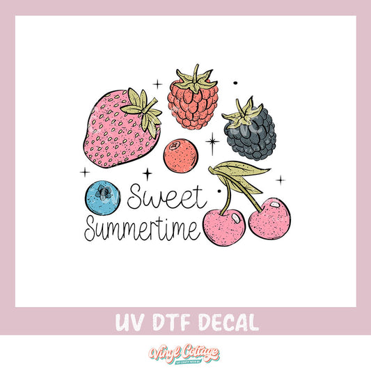WC403 ~ UV DTF DECAL ~ Sweet Summertime Berries