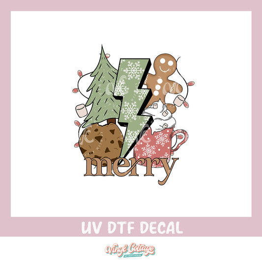 WC309 ~ UV DTF DECAL ~ Merry Fun