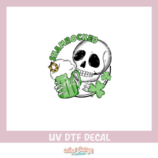 WC311 ~ UV DTF DECAL ~ Shamrocked