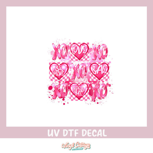 WC337 ~ UV DTF DECAL ~ Graffiti XO