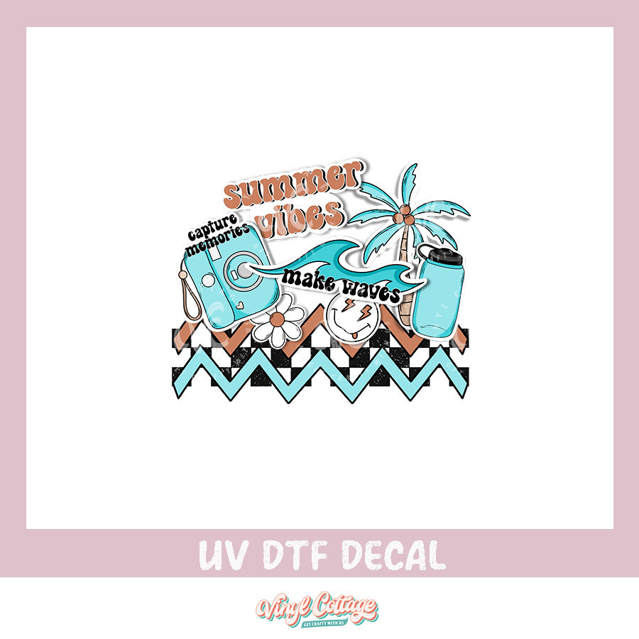 WC371 ~ UV DTF DECAL ~ Summer Vibes