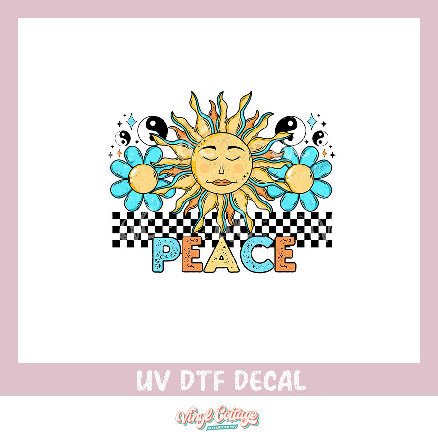 WC380 ~ UV DTF DECAL ~ Sun Yin Yang