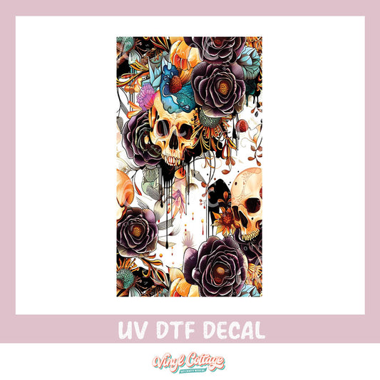 WC434 ~ Skellie Sleeve ~ UV DTF Decal