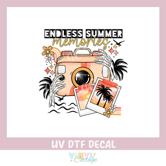 WC444 ~ UV DTF DECAL ~ Endless Summer Memories