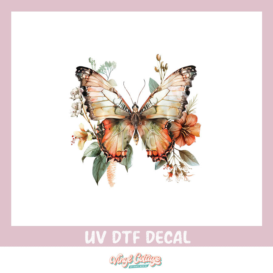 WC455 ~ Moth ~ UV DTF Decal