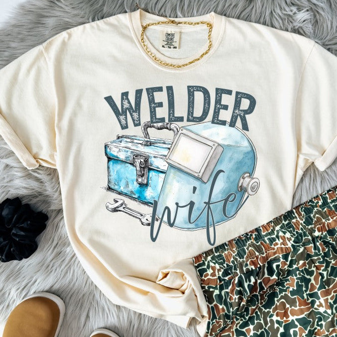 Welder Wife ~ 26SAG ~ DTF Transfer