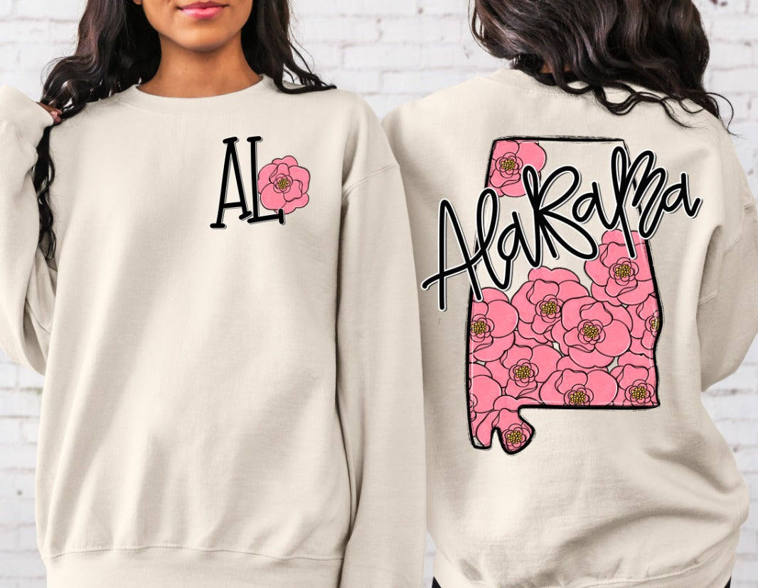 Whimsy States ~ State Outline Only ~ DTF Transfer ~ Choose Your State