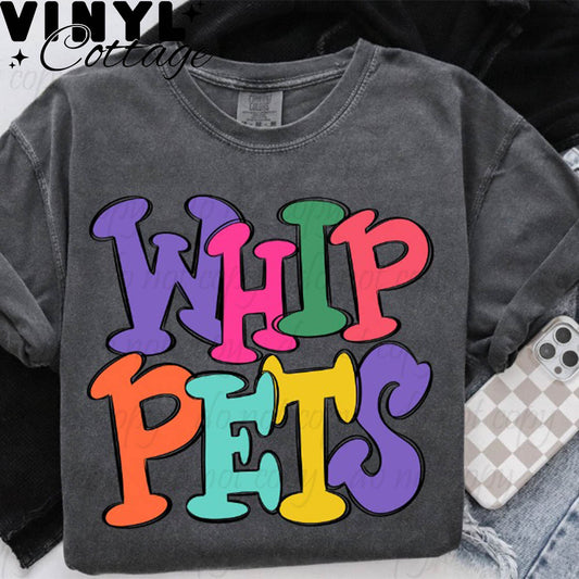 Whippets ~ DTF Transfer
