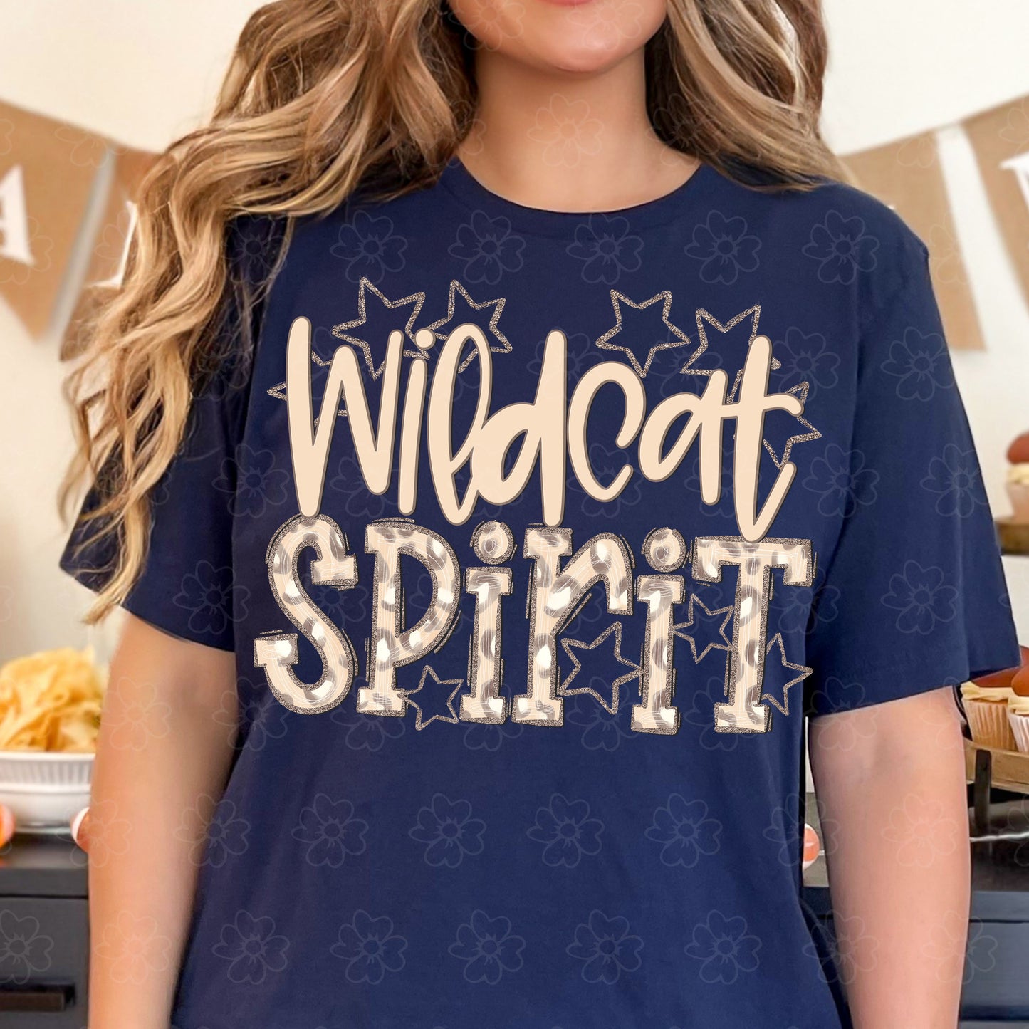 Wildcat Spirit ~ Neutral Leopard ~ SAG24 ~ DTF Transfer