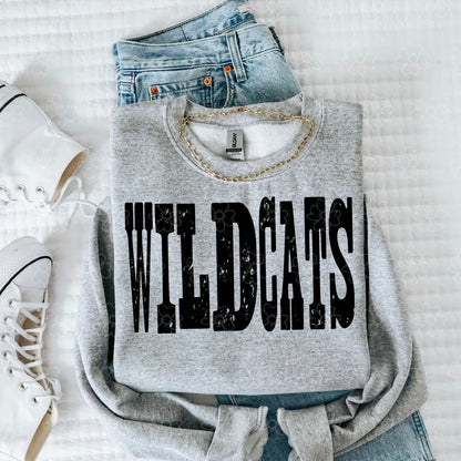Wildcats1 ~ Mixed Up Mascots ~ SAG26 ~ DTF Transfer