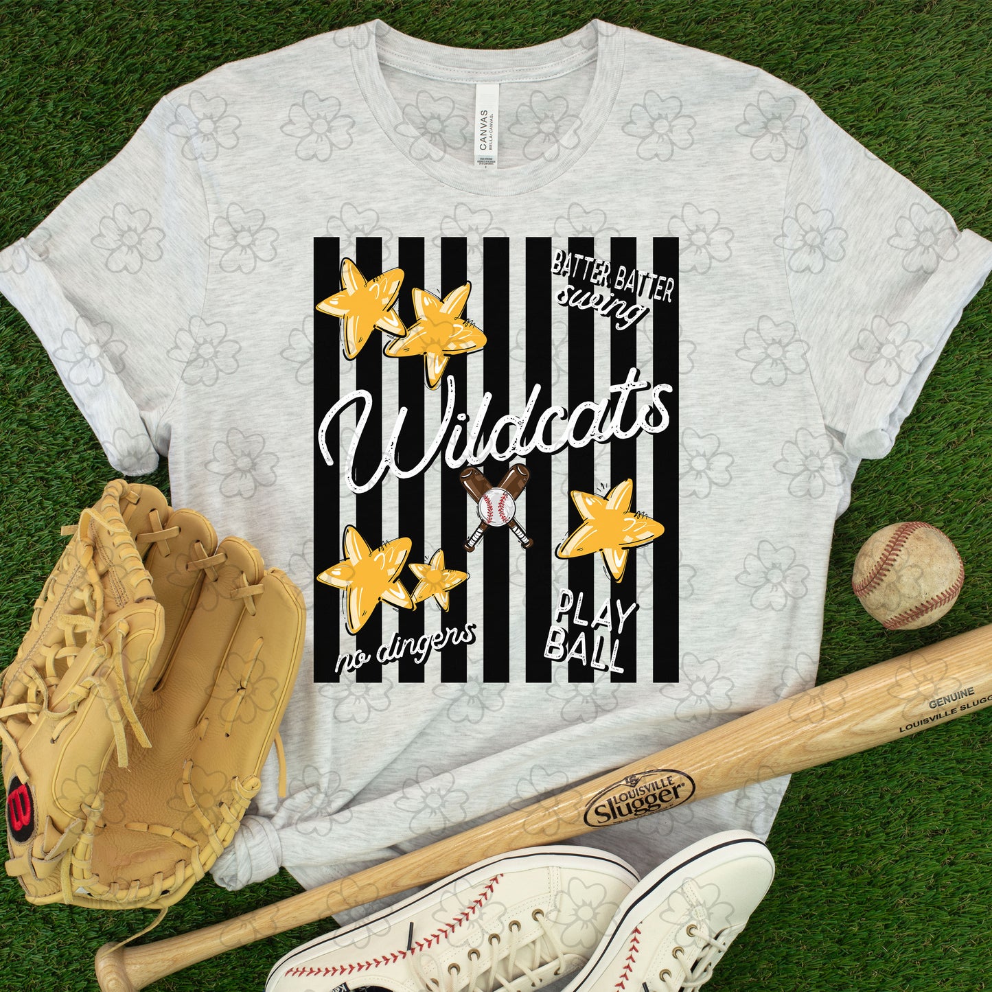 Wildcats2 Stars and Stripes Baseball/Softball ~ 26SAG ~ DTF Transfer