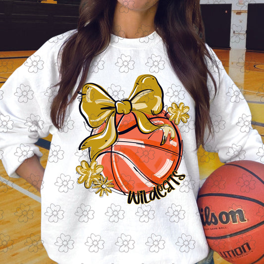 Wildcats3 ~ Play Ball Basketball ~ SAG25 ~ DTF Transfer