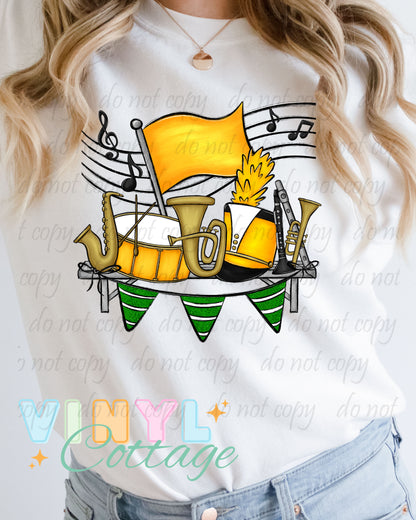 Custom Marching Band ~ DTF Transfer