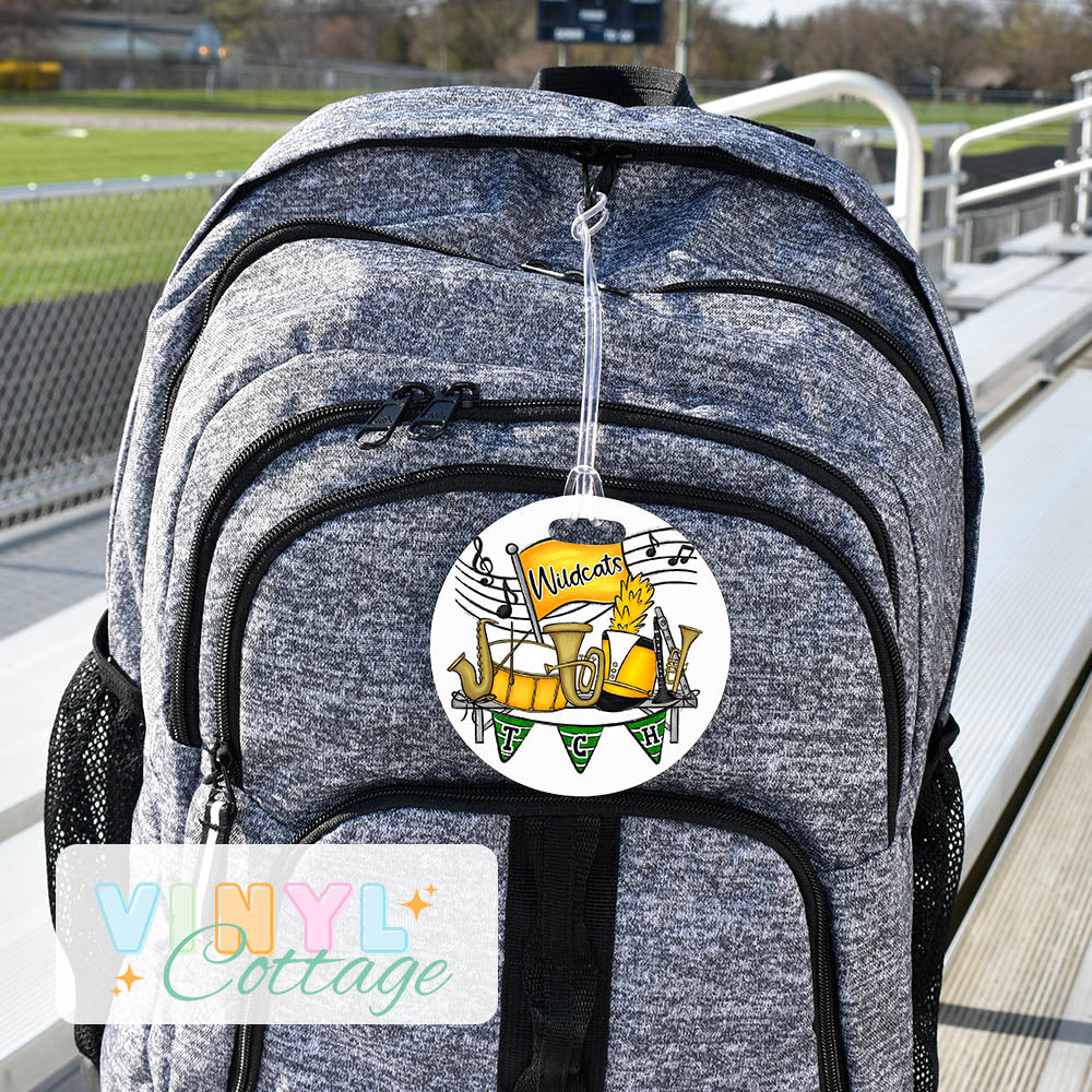 Marching Band Bag Tags ~ Customized