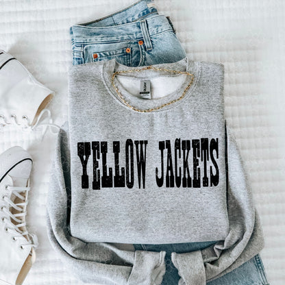 Yellow Jackets ~ Mixed Up Mascots ~ SAG26 ~ DTF Transfer