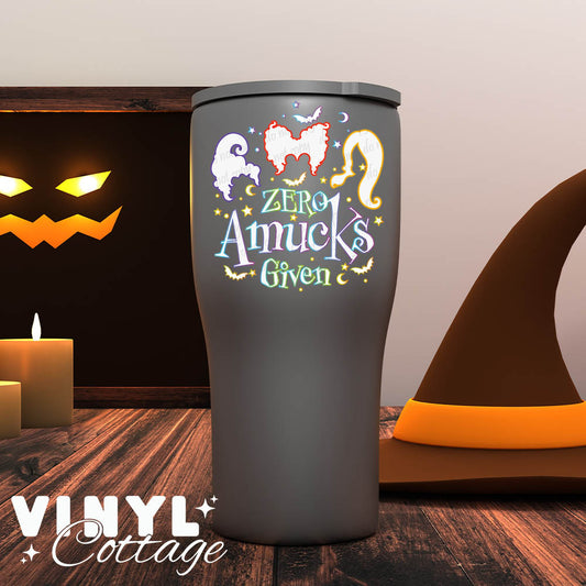 Zero Amucks Given ~ UV DTF DECAL