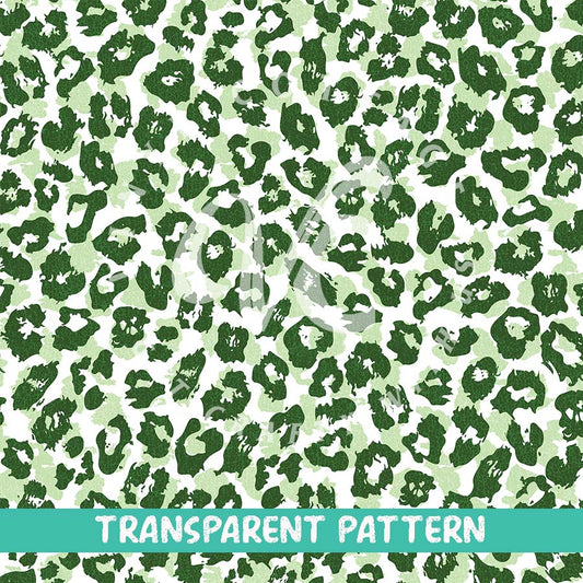Green Leopard ~  TRANSPARENT VINYL ~ TP04