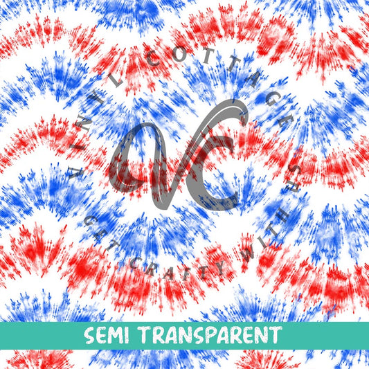 Tie Dye Wave ~ Semi Transparent ~ ST13