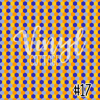 Blue and Orange Patterns