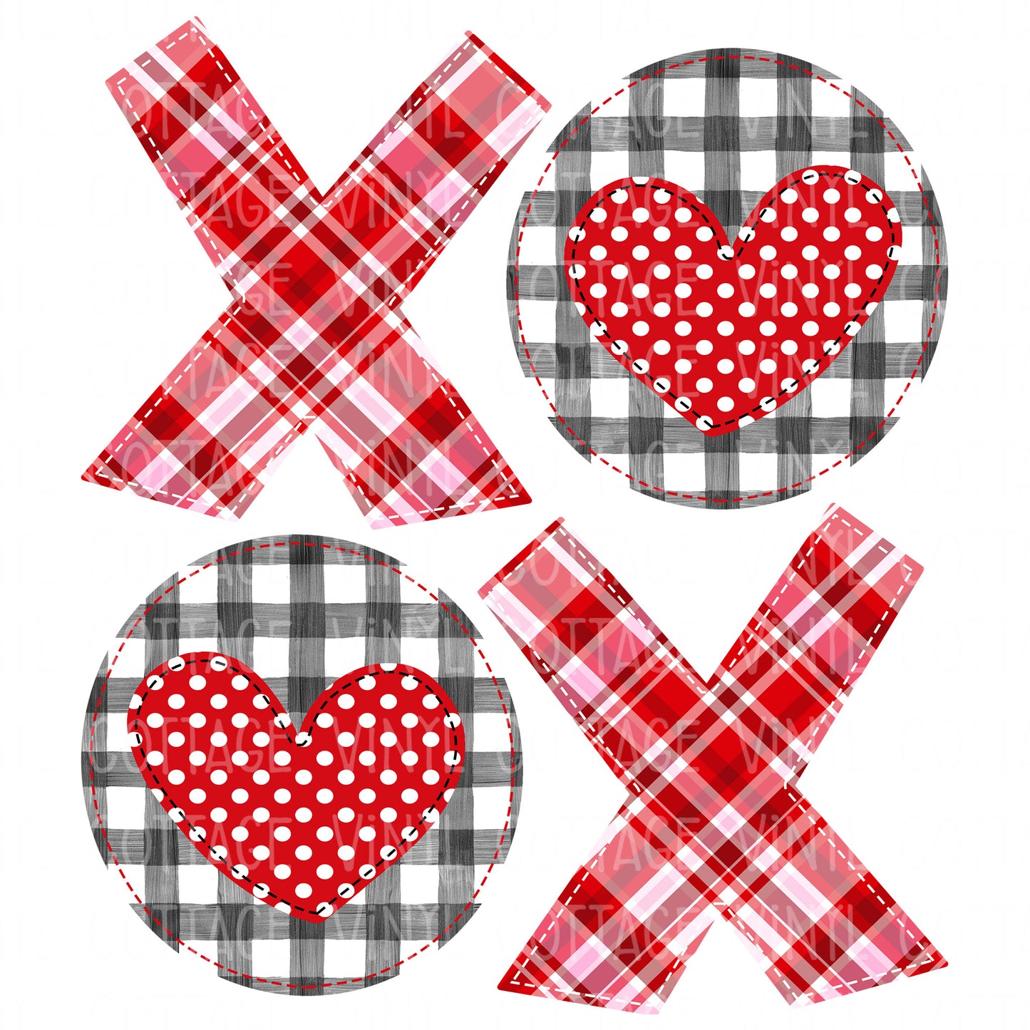 TR217 XOXO Patchwork