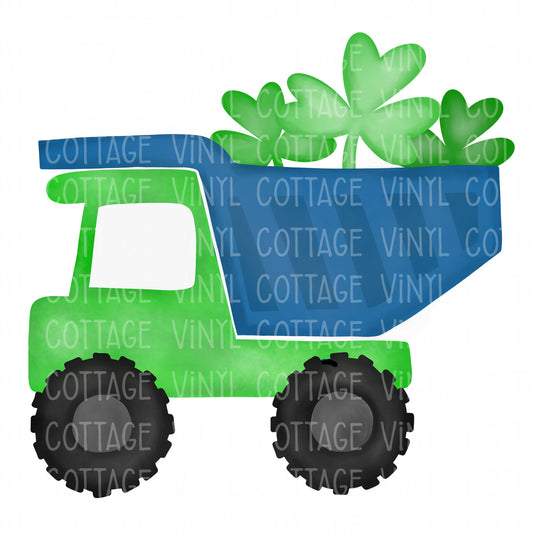 TR248 St Patrick's Day Dump Truck