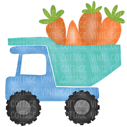 TR261 Easter Dump Truck with Carrots
