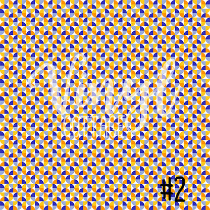 Blue and Orange Patterns