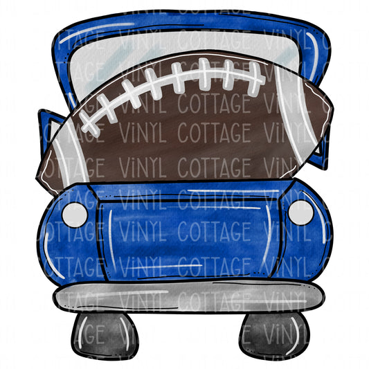 TR372 Blue Football Truck