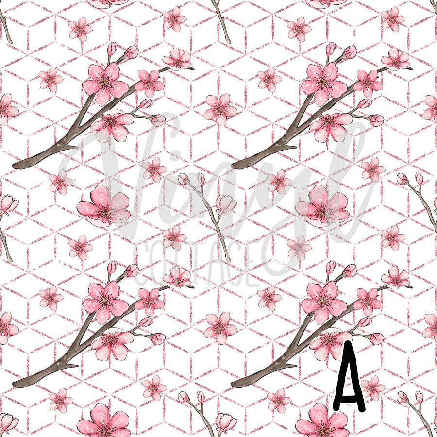 Cherry Blossom Tangram ~ FL45