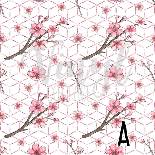 Cherry Blossom Tangram ~ FL45