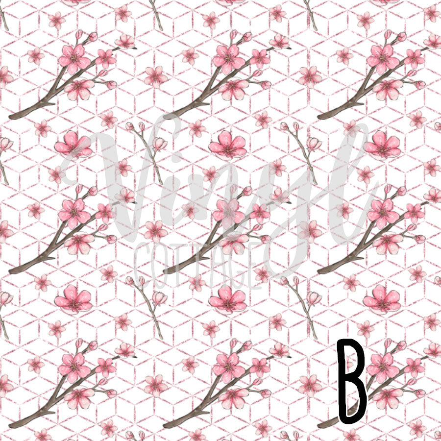 Cherry Blossom Tangram ~ FL45