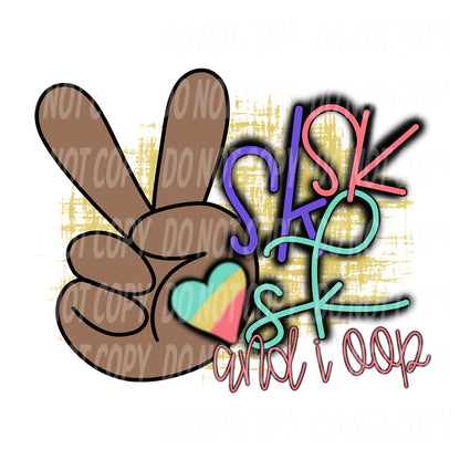 TR445 Peace Love SkSkSk
