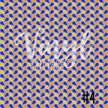 Blue and Orange Patterns