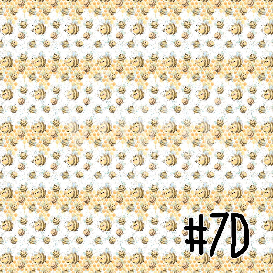 Bee Happy 07 Bees with Split Honeycomb